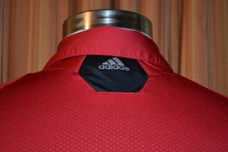 Glendora Country Club GCC Adidas Short Sleeve Red Golf Polo Shirt Mens