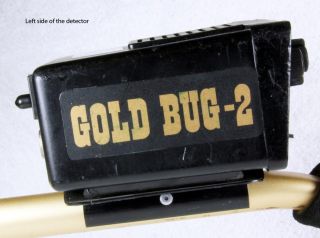 Fisher Gold Bug 2 II Metal Detector, 10 Coil, and a Carry Case, No