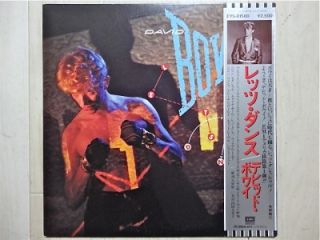 David Bowie Lets Dance Japan LP OBI Iggy Pop Nile Rodgers EX