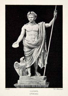  Claudius Caesar Agustus Germanicus Roman Emperor 4th Monument Empire