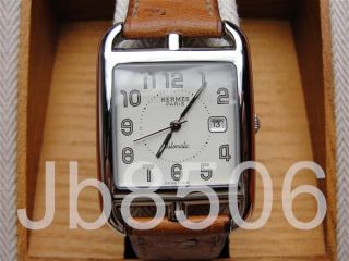Auth Hermes Cape Cod GM Auto Watch