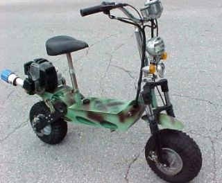 fold able gas powered scooter mini bike 49cc