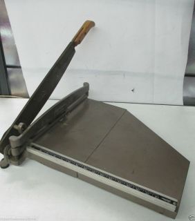 Gestetner Paper Cutter Vintage Decent Condition Unknown Model