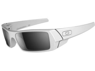 Oakley Gascan Sunglasses Polished White/Black Iridium 03 474