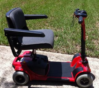 Pride Mobility Go Go Travel Scooter 4 Wheel Red