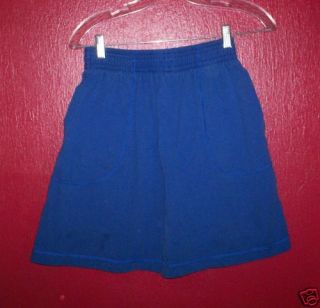 Liz Sport Ladies Small Blue 100 Cotton Elastic Shorts
