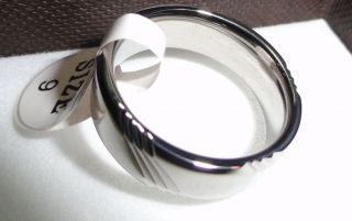  New Titanium Ring Size 9 in Box Great Gift for Men Jewelry