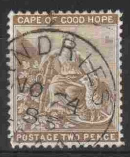 Cape of Good Hope 1885 SG 50 Andrieskraal Scarce First