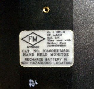 GE FANUC GENIUS HAND HELD MONITOR IC660HHM501