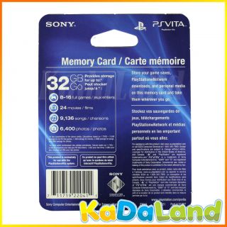 New Official Sony PSVita 32GB Memory Card 32 GB 32G PS Vita