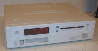 GE Spacemaker Under Cabinet Clock Radio Cassette Player Model 7 4262A