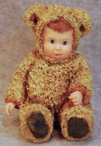 1998 Anne Geddes Baby Bear Small Is Beautiful Figurine