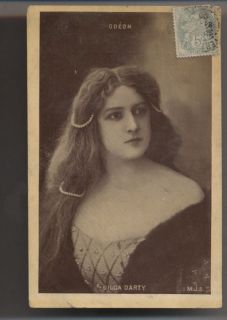 Stage Actress Gilda Darty Odeon Theater 1906 Old PC