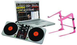 New Gemini DJ Firstmix Computer Software MIDI Controller $30 Pink