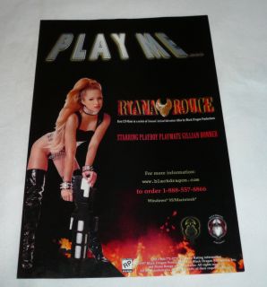 1998 Video Game Ad Page Riana Rouge Gillian Bonner