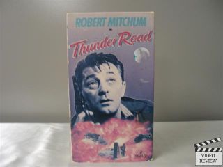 Thunder Road VHS Robert Mitchum, Gene Barry, Jacques Aubuchon