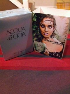New 3 4oz Giorgio Armani Acqua Di Gioia Ladies Women Perfume Fragrance