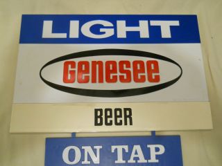 Genesee Light Beer on Tap Beer Sign