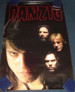 Glenn Glen Danzig 2nd LP Promo Only LP Poster Misfits