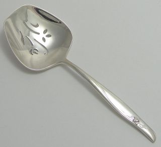 Gorham Sterling Silver Bon Bon Candy Serving Spoon 1958 Sea Rose