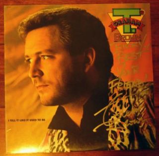 Graham Brown Tell It Like It Used to Be LP Autographed