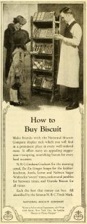 1922 Ad National Biscuit Graham Crackers Zu Zu Ginger Snaps Nabisco