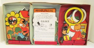 Popeye 1948 Popeyes Game by Parker Brothers Tiddly Wink Target