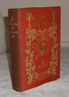  Decorative Book THE MARTIAN by George du Maurier ~ 1897 1st Edition