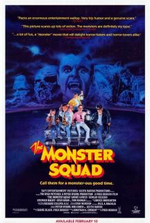  Monster Squad Movie Promo Poster Mary Ellen Trainor Andre Gower