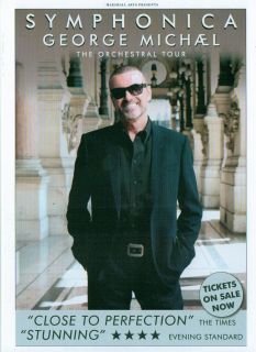 GEORGE MICHAEL SYMPHONICA THE ORCHESTRAL TOUR 2012 UK MINI POSTER