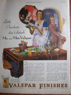 1930 Valspar Varnish Paint Finishes Karl Godwin Art Ad