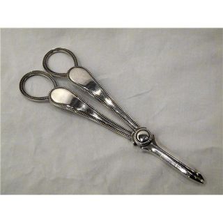 Victorian Silver Grape Scissors Sheffield 1870