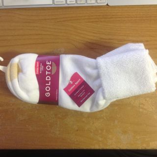 Brand New Gold Toe Wimbledon Cotton Sport Socks 3 Pairs Free Shipping