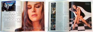 Brooke Shields 1999 Magazine Bridgette Wilson Natasha Henstridge Brad