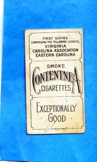 1910 T209 Color Contentnea Tobacco Crockett Goldsboro