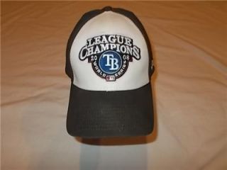 Tampa Bay Rays 2008 League Champions New Era Locker Room Flex Hat Cap