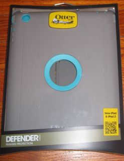   Defender Case for The New iPad 2 3 3rd gen Harbor Grey Green teal
