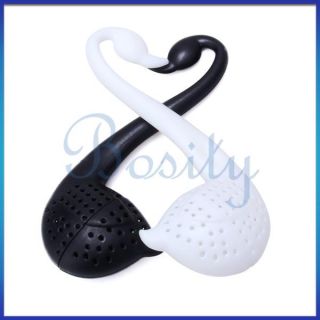 Oriental Swan Spoon Tea Strainer Infuser Mesh Ball Teaspoon Filter