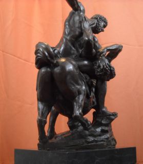  Wrestler Centaur Bronze Statue Giambologna Loggia Lanzi Italy