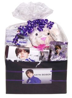 New Justin Bieber Gift Basket Birthday Easter NIP