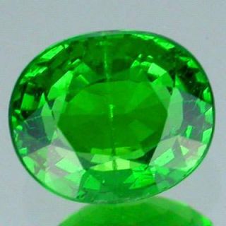 Tsavorite Green Garnet 7 7 x 6 5 mm Oval Shape Loose Gemstones 2 06