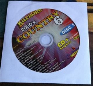  Country 6 Vol 1 Chartbuster Karaoke CDG CD G Big Rich $19 99