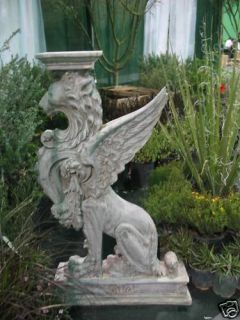 ft Fiberglass Griffin Lion Outdoor Garden Statue