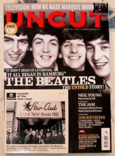 Uncut UK The Beatles Untold Story March 2012 CD Neil Young Television
