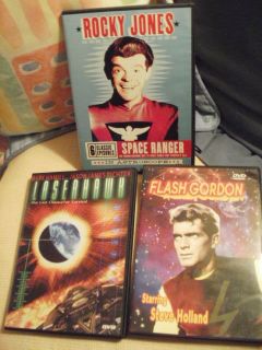DVD Sci Fi Lot! Flash Gordon   Rocky Jones Space Ranger   Laserhawk