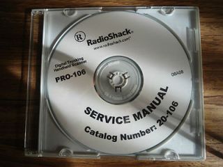 Pro 106 Police Scanner Service Manual Radio Shack 20 106 Gre PSR 500