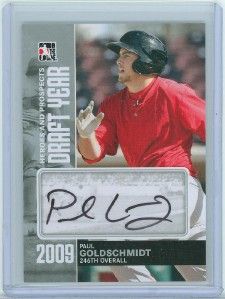 Paul Goldschmidt 2011 ITG Heroes and Prospects AUTO /39 Silver Draft