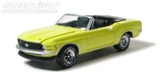 Greenlight Collectibles 1 64 Scale Yellow 1970 Mustang Convertible