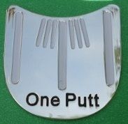 One Putt Golf Ball Marker Package of 2 Unique Line It Up Design
