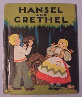 Hansel and Grethel Book 1937 Brothers Grimm